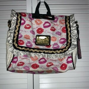 Betseyville betsey Johnson Lips Print Women's Bag